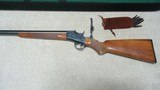 REMINGTON CUSTOM SHOP, CASED .45-70 ROLLING BLOCK, PISTOL GRIP, CHECKERED HEAVY SPORTING/TARGET RIFLE, 2007 - 4 of 15
