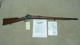 NO LONGER CATALOGUED, SHILOH SHARPS, BIG TIMBER, MT MADE 1874 THREE-BAND MILITARY RIFLE IN  .45-70 CALIBER - 1 of 20