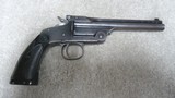 ONE OF ONLY 862 MADE IS THIS S&W SINGLE SHOT .22 LR TARGET MODEL 1891 WITH DOUBLY RARE 6