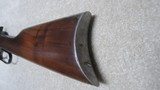SPECIAL ORDER 1894 .38-55 CALIBER RIFLE WITH HALF OCTAGON BARREL AND HALF MAGAZINE, #506XXX, MADE 1911 - 10 of 20