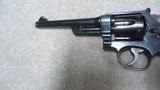 PRE-WAR .38-44 OUTDOORSMAN TARGET REVOLVER, #41XXX MADE 1933 - 10 of 14