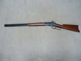 EXCELLENT 1886 OCTAGON RIFLE, 38-56 CALIBER, #129XXX, MADE 1903. - 2 of 21