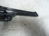HIGH CONDITION RARE MODEL 1891 .38 S&W CAL. SINGLE ACTION TARGET REVOLVER, #19XXX, WITH FACTORY LETTER - 13 of 16
