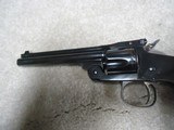 HIGH CONDITION RARE MODEL 1891 .38 S&W CAL. SINGLE ACTION TARGET REVOLVER, #19XXX, WITH FACTORY LETTER - 9 of 16