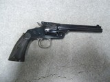 HIGH CONDITION RARE MODEL 1891 .38 S&W CAL. SINGLE ACTION TARGET REVOLVER, #19XXX, WITH FACTORY LETTER - 2 of 16