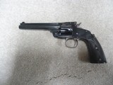 HIGH CONDITION RARE MODEL 1891 .38 S&W CAL. SINGLE ACTION TARGET REVOLVER, #19XXX, WITH FACTORY LETTER - 1 of 16