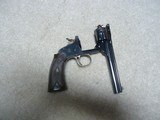 HIGH CONDITION RARE MODEL 1891 .38 S&W CAL. SINGLE ACTION TARGET REVOLVER, #19XXX, WITH FACTORY LETTER - 15 of 16