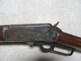 VERY FINE ANTIQUE MARLIN 1893 .25-36 OCT. RIFLE, #166XXX, MADE 1898. - 4 of 20