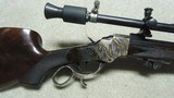 PAUL SHUTTLEWORTH/CPA CORP. CUSTOM FANCY SCHUETZEN RIFLE, .32-40 CALIBER WITH LYMAN SUPER TARGET SPOT SCOPE - 3 of 21