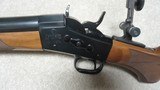 REMINGTON CUSTOM SHOP .45-70 ROLLING BLOCK MID-RANGE SPORTING/TARGET RIFLE, #RB02XX, MADE 2007 - 3 of 23