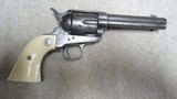 FACTORY ENGRAVED SINGLE ACTION ARMY .44-40, #130XXX, FACTORY LETTER, MADE 1890 - 1 of 18