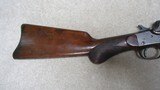 REMINGTON HEPBURN SINGLE SHOT OCTAGON SPORTER, 40-70 STRAIGHT CALIBER, #4XXX, MADE 1880s. - 7 of 21