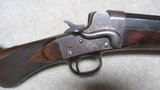 REMINGTON HEPBURN SINGLE SHOT OCTAGON SPORTER, 40-70 STRAIGHT CALIBER, #4XXX, MADE 1880s. - 3 of 21