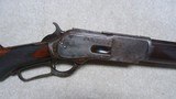 FULL DELUXE 1876 2ND. MODEL, .45-75, FANCY WALNUT,  PISTOL GRIP/CHECKERED, HALF-OCT./FULL MAG, SHIPPED 1881 - 3 of 22