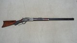 FULL DELUXE 1876 2ND. MODEL, .45-75, FANCY WALNUT,  PISTOL GRIP/CHECKERED, HALF-OCT./FULL MAG, SHIPPED 1881 - 1 of 22