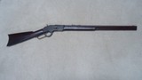 ATTRACTIVE, EARLY 1873 .44-40 OCTAGON RIFLE, #110XXX, MADE 1882 - 1 of 20
