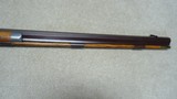 BEAUTIFUL .54 PERCUSSION CUSTOM HAWKEN RIFLE WITH SHARON BARREL. - 10 of 21