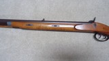 BEAUTIFUL .54 PERCUSSION CUSTOM HAWKEN RIFLE WITH SHARON BARREL. - 13 of 21