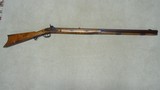 BEAUTIFUL .54 PERCUSSION CUSTOM HAWKEN RIFLE WITH SHARON BARREL. - 1 of 21
