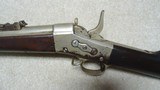 UNUSUAL REMINGTON 50-70 NEW YORK STATE ROLLING BLOCK WITH FULL NICKEL PLATE FINISH, - 4 of 21