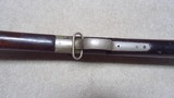UNUSUAL REMINGTON 50-70 NEW YORK STATE ROLLING BLOCK WITH FULL NICKEL PLATE FINISH, - 6 of 21