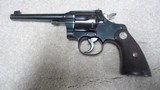  BEAUTIFUL CONDITION .22 LR OFFICERS MODEL, #5XXX, MADE 1930