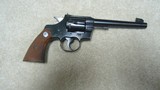 DEPRESSION ERA OFFICERS MODEL HEAVY BARREL .38 SPECIAL TARGET REVOLVER, MADE 1939 - 2 of 14