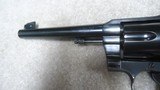 DEPRESSION ERA OFFICERS MODEL HEAVY BARREL .38 SPECIAL TARGET REVOLVER, MADE 1939 - 9 of 14