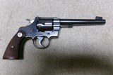 RARE OFFICERS MODEL HEAVY BARREL IN LIMITED PRODUCTION .32 NEW POLICE, 1940 - 2 of 11