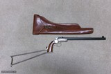 STEVENS .22 LR N. M. POCKET RIFLE, MATCHING STOCK AND ORIGINAL LEATHER HOLSTER/CASE - 1 of 15