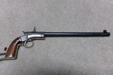 STEVENS .22 LR N. M. POCKET RIFLE, MATCHING STOCK AND ORIGINAL LEATHER HOLSTER/CASE - 3 of 15