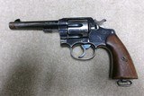 SCARCE 1909 U.S. ARMY .45 COLT CALIBER NEW SERVICE REVOLVER, #44XXX, MADE 1911 - 1 of 15