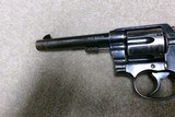 SCARCE 1909 U.S. ARMY .45 COLT CALIBER NEW SERVICE REVOLVER, #44XXX, MADE 1911 - 10 of 15