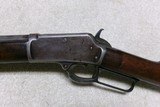  SELDOM SEEN MARLIN MODEL 1888 OCTAGON RIFLE IN, .44-40 CALIBER, #25XXX, MADE 1889 - 4 of 20