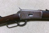 SPECIAL ORDER 1892 SADDLE RING CARBINE, .32-20, 1/2 MAG AND NICKEL STEEL MARKED BARREL, - 3 of 20