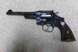 VERY FINE .38/44 OUTDOORSMAN TARGET REVOLVER, #42XXX, MADE 1933. - 1 of 15