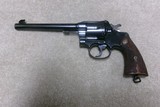 EL PASO, TEXAS SHIPPED NEW SERVICE TARGET .45 COLT REVOLVER, #307XXX, MADE 1923. - 1 of 15