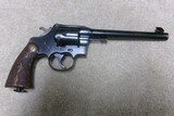 EL PASO, TEXAS SHIPPED NEW SERVICE TARGET .45 COLT REVOLVER, #307XXX, MADE 1923. - 2 of 15