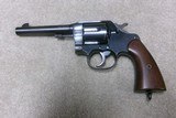 ABOUT NEW AND UNFIRED MODEL 1917 U.S. ARMY .45 ACP NEW SERVICE REVOLVER, #256XXX - 1 of 14