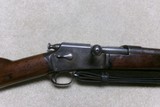 SELDOM SEEN WINCHESTER  M-1883 3RD MODEL HOTCHKISS .45-70 MUSKET, #81XXX, MADE 1895. - 3 of 23