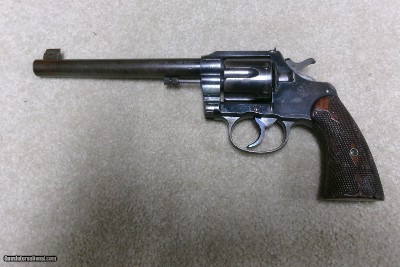  VERY EARLY NEW SERVICE TARGET .455 ELEY/.45 COLT CALIBER, #13XXX, MADE 1905.