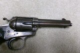 BISLEY IN DESIRABLE .45 COLT CALIBER WITH 4 3/4
