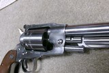 EARLY PRODUCTION STAINLESS RUGER OLD ARMY .45 PERC. REVOLVER IN BOX, MADE 1979. - 7 of 8