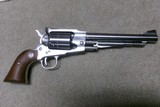 EARLY PRODUCTION STAINLESS RUGER OLD ARMY .45 PERC. REVOLVER IN BOX, MADE 1979. - 5 of 8