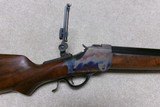 C. SHARPS, BIG TIMBER, MONTANA MADE, CUSTOM 1885 HIGH WALL .45-70 OCTAGON RIFLE - 3 of 21