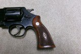 EXTREMELY RARE S&W .44 HAND EJECTOR 3RD MOD. POSTWAR-TRANSITIONAL, ONLY 1473 MADE - 10 of 14