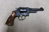 EXTREMELY RARE S&W .44 HAND EJECTOR 3RD MOD. POSTWAR-TRANSITIONAL, ONLY 1473 MADE - 2 of 14