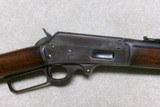 MARLIN 1893 SADDLE RING CARBINE, .30-30 CALIBER, #A7XXX, MADE APPROX. 1910 - 3 of 21