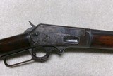 SCARCE  CALIBER MARLIN MODEL 1893 OCTAGON RIFLE, .32-40, #272XXX, MADE 1903. - 3 of 20