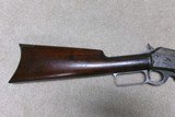 SCARCE  CALIBER MARLIN MODEL 1893 OCTAGON RIFLE, .32-40, #272XXX, MADE 1903. - 7 of 20